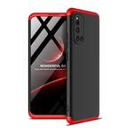 For Vivo V19 (Global Official Version) GKK Three Stage Splicing Full Coverage PC Protective Case(Black Red)