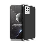 For Xiaomi Mi 10 Lite 5G GKK Three Stage Splicing Full Coverage PC Protective Case(Black Silver)