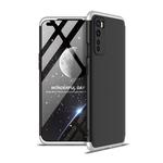 For OnePlus Nord GKK Three Stage Splicing Full Coverage PC Protective Case(Black Silver)