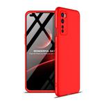 For OnePlus Nord GKK Three Stage Splicing Full Coverage PC Protective Case(Red)