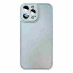 For iPhone 15 Pro Max Skin Feel Phone Case with Lens Film(White)