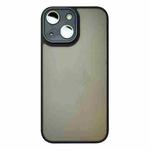 For iPhone 15 Skin Feel Phone Case with Lens Film(Black)