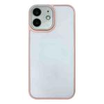 For iPhone 12 Skin Feel Phone Case with Lens Film(Pink)