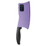 For Huawei P40 Simulated Kitchen Knife TPU + PC Phone Case(Purple)