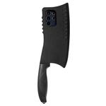 For Samsung Galaxy S23 Ultra 5G Simulated Kitchen Knife TPU + PC Phone Case(Black)