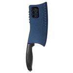 For Samsung Galaxy S25 Ultra 5G Simulated Kitchen Knife TPU + PC Phone Case(Blue)