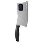 For Samsung Galaxy S25 5G Simulated Kitchen Knife TPU + PC Phone Case(Silver)