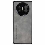 For Huawei Mate X5 i.Crystal Lambskin Folding Phone Case(Light Grey)