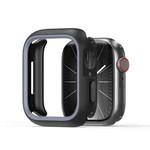 For Apple Watch 9 / 8 / 7 45mm DUX DUCIS Bamo Series Hollow PC + TPU Watch Protective Case(Black+Grey)