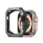 For Apple Watch Ultra 2 49mm / Ultra 49mm DUX DUCIS Tamo Series Hollow PC + TPU Watch Protective Case(Transparent Black)