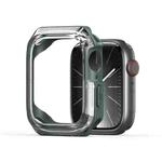 For Apple Watch 9 / 8 / 7 41mm DUX DUCIS Tamo Series Hollow PC + TPU Watch Protective Case(Transparent Green)