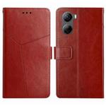 For ZTE Libero 5G IV Y-shaped Pattern Flip Leather Phone Case(Brown)