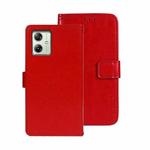 For Motorola Moto G54 5G EU idewei Crazy Horse Texture Leather Phone Case(Red)