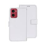 For Motorola Moto G05 idewei Crazy Horse Texture Leather Phone Case(White)