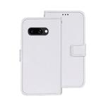 For Google Pixel 9a idewei Crazy Horse Texture Leather Phone Case(White)