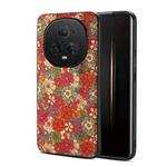 For Honor Magic5 Ultimate Four Seasons Flower Language Series TPU Phone Case(Summer Red)