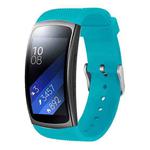 For Samsung Galaxy Gear Fit2 3D Textured Silicone TPU Watch Band(Green)