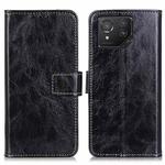 For Asus ROG Phone 8 Retro Crazy Horse Texture Leather Phone Case(Black)