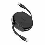 Baseus Free2Draw Type-C to Type-C 100W Retractable Charging Cable, Length:1m(Black)