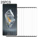 For OnePlus Ace 3 25pcs 9H HD 3D Curved Edge Tempered Glass Film(Black)