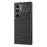 For Samsung Galaxy S24 5G R-JUST RJ58 Aromatherapy Metal Cooling Phone Case(Black)