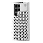 For Samsung Galaxy S23 Ultra 5G R-JUST RJ58 Aromatherapy Metal Cooling Phone Case(Silver)