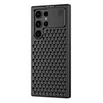 For Samsung Galaxy S22 Ultra 5G R-JUST RJ58 Aromatherapy Metal Cooling Phone Case(Black)
