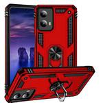 For Motorola Moto G Play 5G 2024 Shockproof TPU + PC Phone Case with Holder(Red)