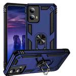 For Motorola Moto G Play 5G 2024 Shockproof TPU + PC Phone Case with Holder(Blue)