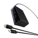 Baseus Digital 240W GaN Intelligent Desktop Fast Charger with 1m DC Charging Cable, EU Plug(Black)