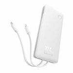 Baseus Airpow Lite 22.5W 10000mAh Power Bank Dual-Cable Version(White)