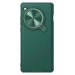 For OnePlus 12 NILLKIN CamShield Prop MagSafe Magnetic PC Phone Case(Green)