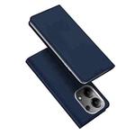 For Xiaomi Redmi Note 13 4G DUX DUCIS Skin Pro Series Flip Leather Phone Case(Blue)