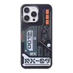 For iPhone 12 Pro Mecha Circuit Board Pattern Phone Case(Black)