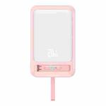 USAMS US-CD219 10000mAh PD20W Magnetic Fast Charge Power Bank(Pink)