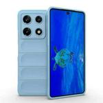 For Infinix Note 30 Pro X6788 Magic Shield TPU + Flannel Phone Case(Light Blue)