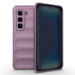 For Infinix Hot 50 Pro 4G Global Magic Shield TPU + Flannel Phone Case(Purple)
