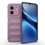 For Infinix Hot 50i 4G Global Magic Shield TPU + Flannel Phone Case(Purple)
