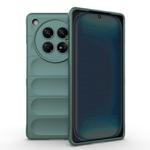 For Infinix Zero 40 5G Global Magic Shield TPU + Flannel Phone Case(Dark Green)