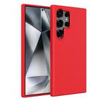 For Samsung Galaxy S25 Ultra 5G Wheat Straw Material + TPU Phone Case(Red)