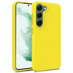For Samsung Galaxy S25+ 5G Wheat Straw Material + TPU Phone Case(Yellow)