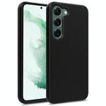 For Samsung Galaxy S25+ 5G Wheat Straw Material + TPU Phone Case(Black)