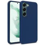 For Samsung Galaxy S25+ 5G Wheat Straw Material + TPU Phone Case(Blue)