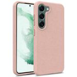 For Samsung Galaxy S25 5G Wheat Straw Material + TPU Phone Case(Pink)