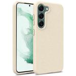 For Samsung Galaxy S25 5G Wheat Straw Material + TPU Phone Case(White)