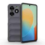 For Tecno Spark Go 2024 / 20C / Pop 8 Magic Shield TPU + Flannel Phone Case(Dark Grey)