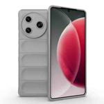 For Tecno Camon 30 Pro 5G Global Magic Shield TPU + Flannel Phone Case(Grey)