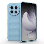 For Tecno Spark 30 Pro Global Magic Shield TPU + Flannel Phone Case(Light Blue)