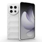 For Tecno Spark 30 Pro Global Magic Shield TPU + Flannel Phone Case(White)