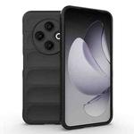 For Tecno Spark 30C 4G Global Magic Shield TPU + Flannel Phone Case(Black)